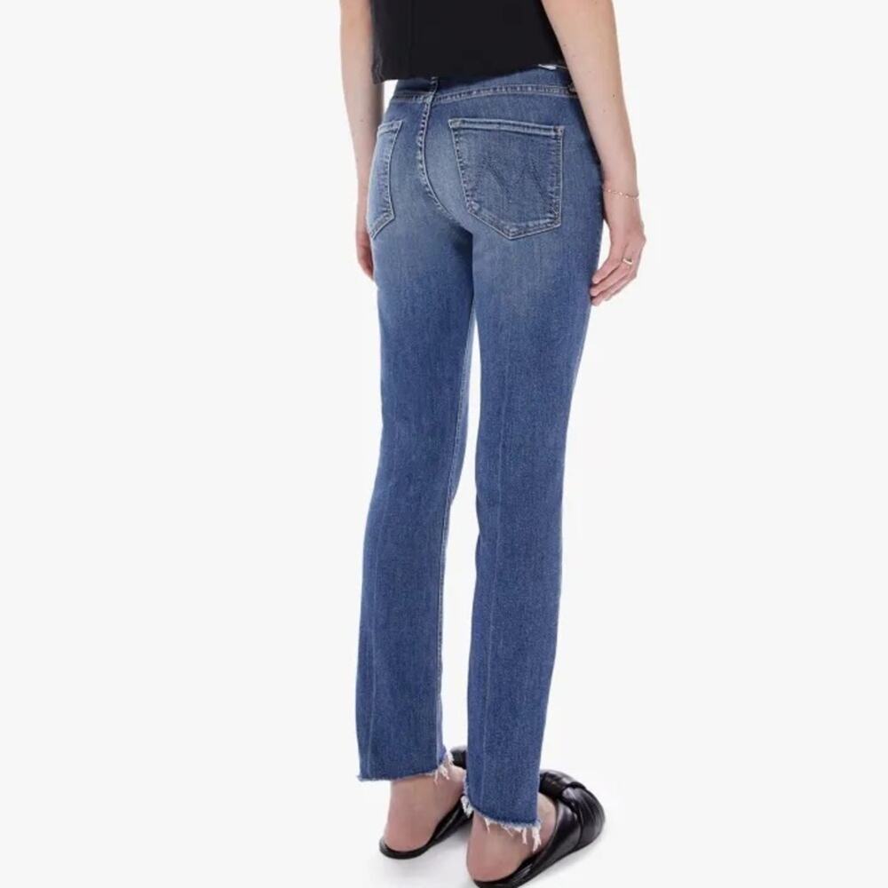 MOTHER The Dazzler Ankle Step Fray Jeans Walking On Coals Wash Sz 25 - Picture 2 of 11